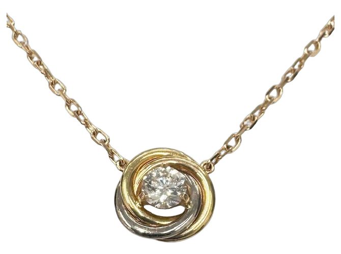 Colar Cartier Trinity Diamantes