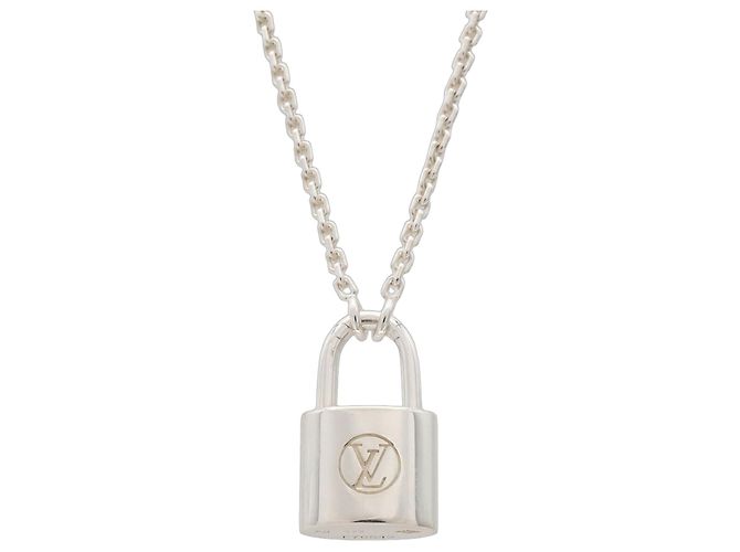 Collier Louis Vuitton Silver Lockit UNICEF