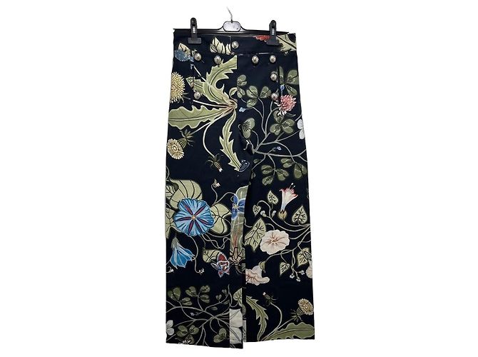 Pantalones Gucci con estampado floral