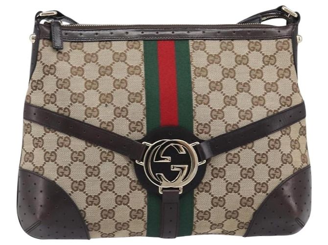 Gucci Reins Web Canvas Medium