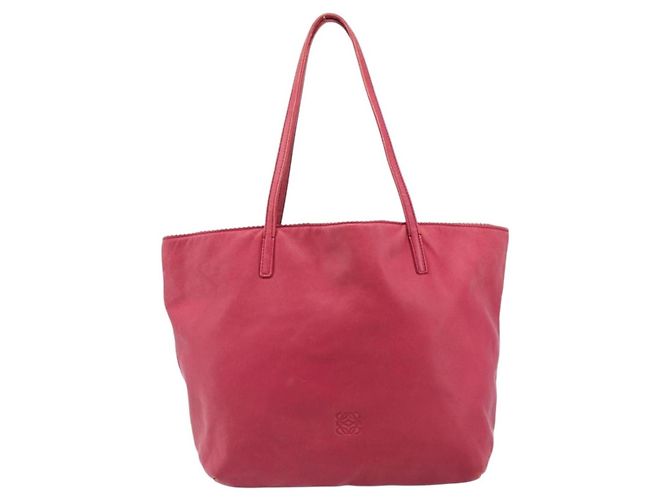 Bolsa Tote Loewe em couro rosa