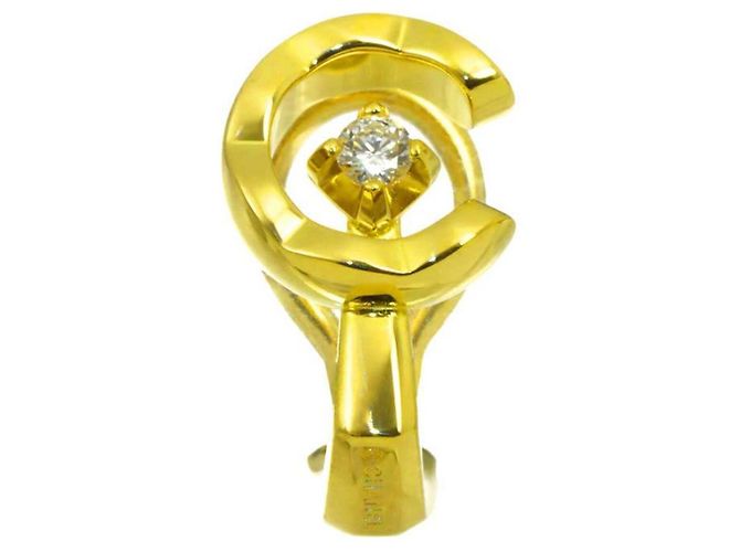 Pendiente de clip Chanel Coco Crush con diamantes