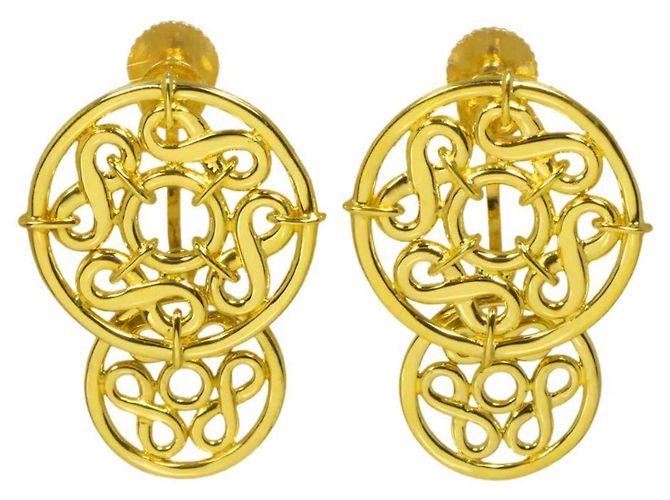 Céline Orecchini a clip Celine in oro giallo 18K