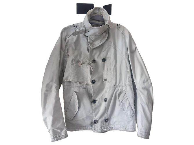 Marithé et François Girbaud Veste Marithe Francois Girbaud Beige Cotton