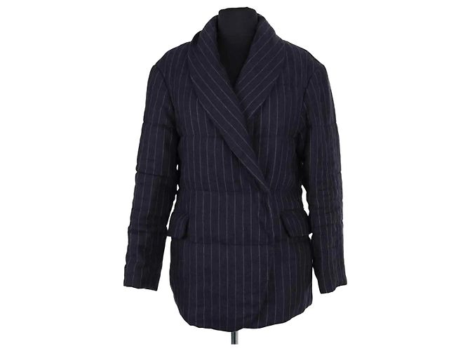 Chaqueta Isabel Marant Etoile de algodón azul marino