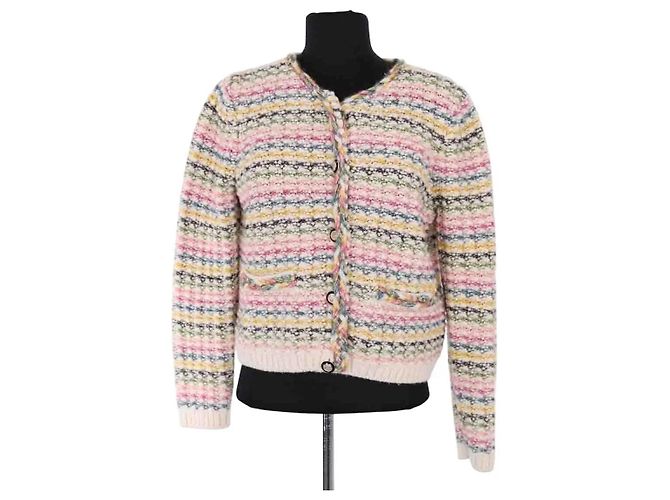 Ba&Sh multicolored wool cardigan