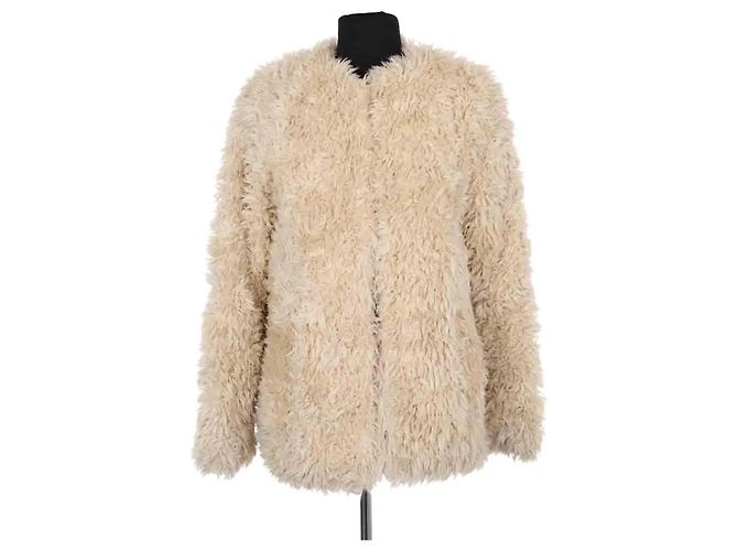 Zadig & Voltaire Beige Cotton Coat S