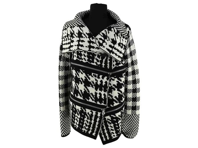 Barbara Bui Black Wool Cardigan S