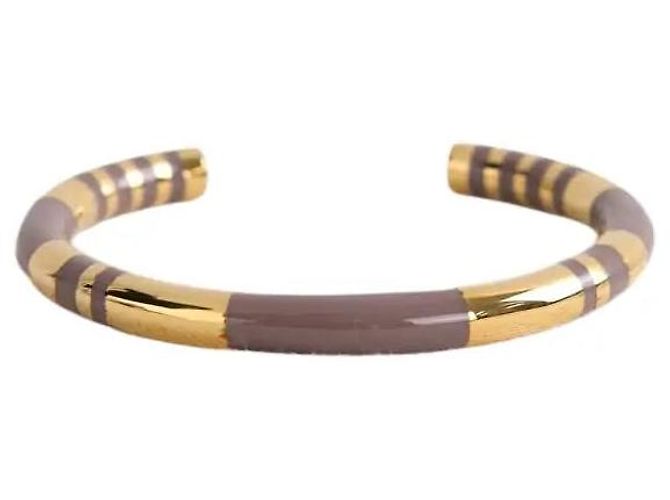 Aurelie Bidermann Bracelete rígido Positano dourado