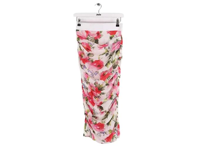 Abito in seta multicolore Dolce & Gabbana