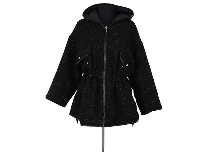 Maje Black Synthetic Coat