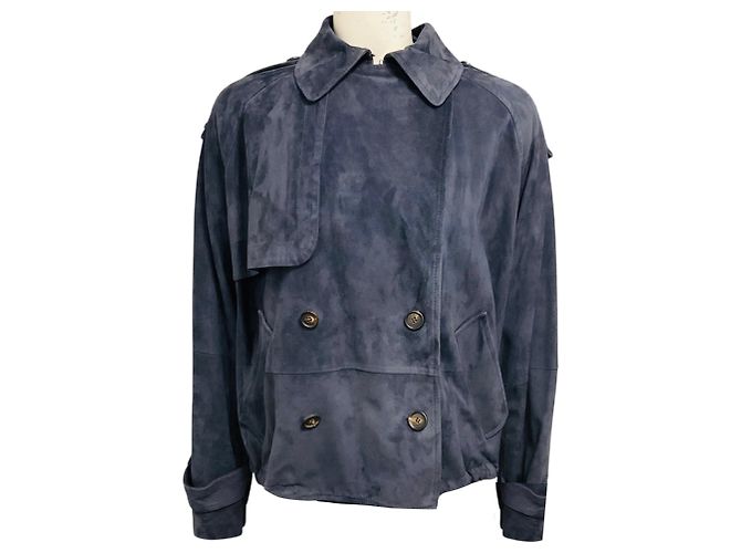 Brunello Cucinelli Night Sky Suede Jacket