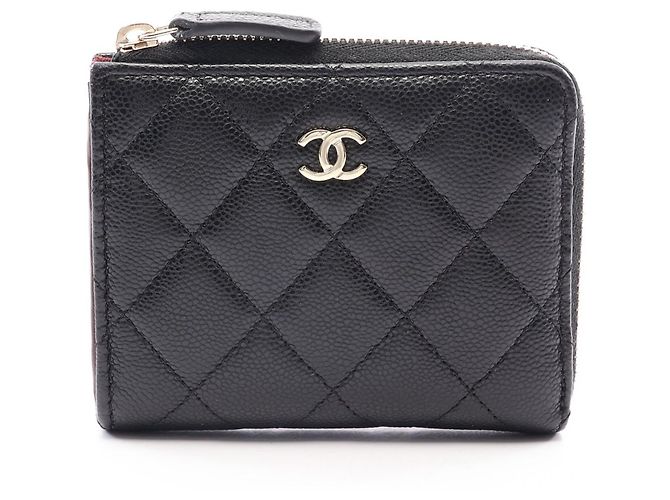 Cartera bi-fold Chanel Matelassé Black