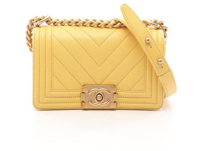 Borsa a tracolla Chanel Boy Small Chevron V-Stitch