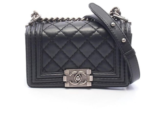 Borsa a tracolla Chanel Boy Small Wild Stitch