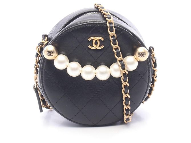 Borsa a tracolla mini rotonda Chanel Matelassé