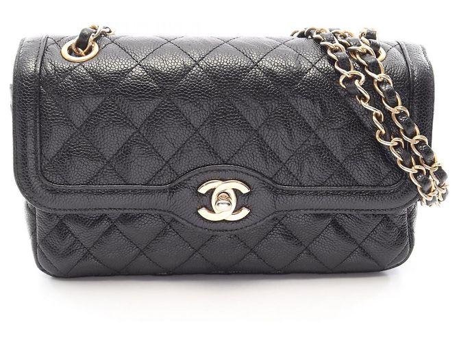 Timeless Borsa a tracolla Chanel Matelassé Black
