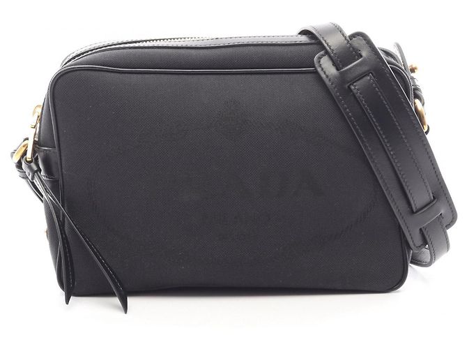 Bolsa de Ombro Prada LOGO JACQUARD