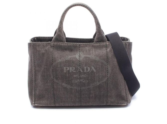 Borsa Tote Prada Canapa Denim