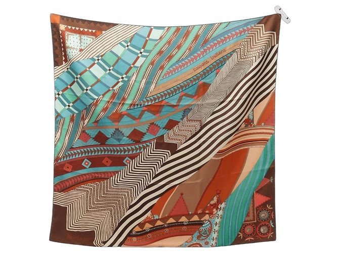 Hermès Hermes Carre 90 Coupons Indians Scarf