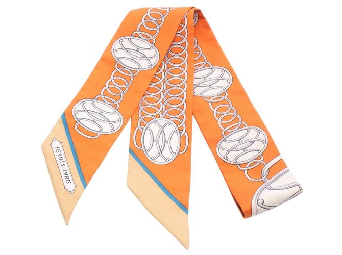Hermès Hermes Twilly Lift Profile Seidentuch