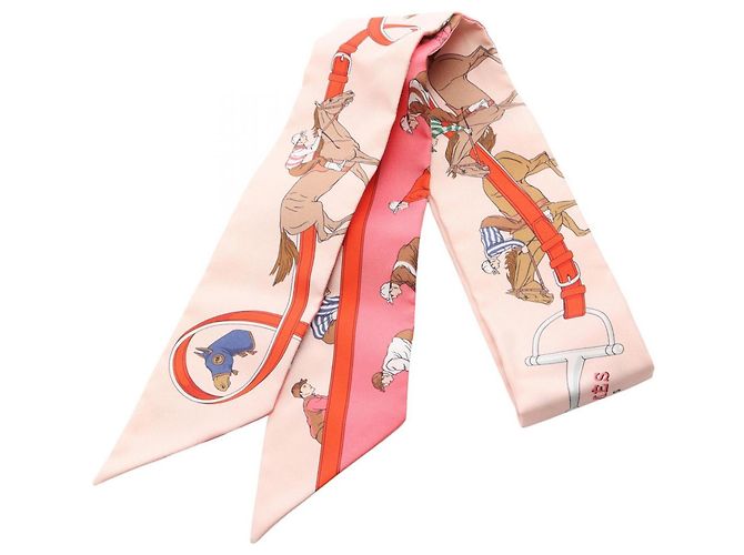 Hermès Hermes Twilly TURF LES COURSES Pañuelo Cinta