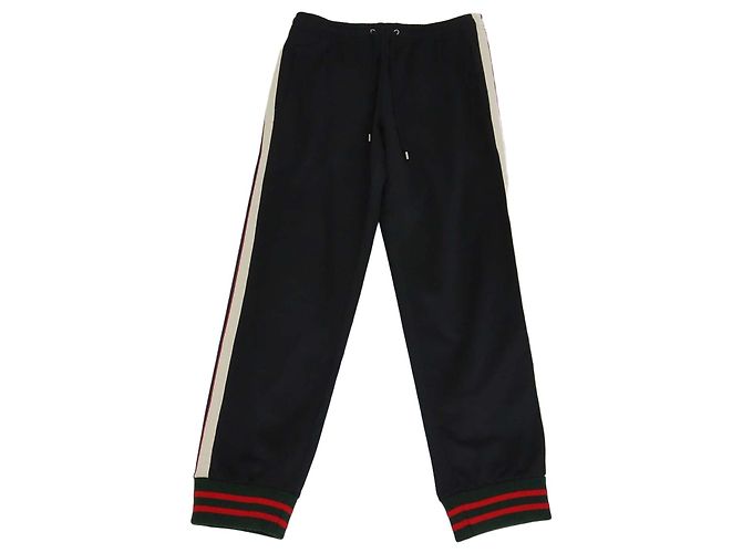 Gucci Technische Jersey-Hose Schwarz