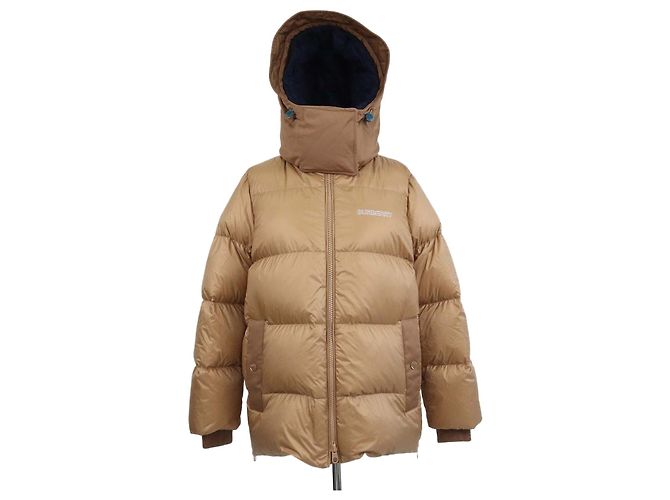 Burberry Braune Nylon-Steppjacke