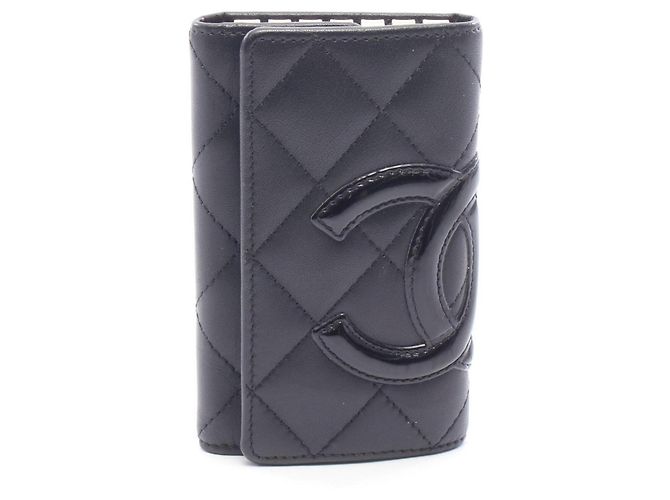 Chanel Cambon Line Black Key Case