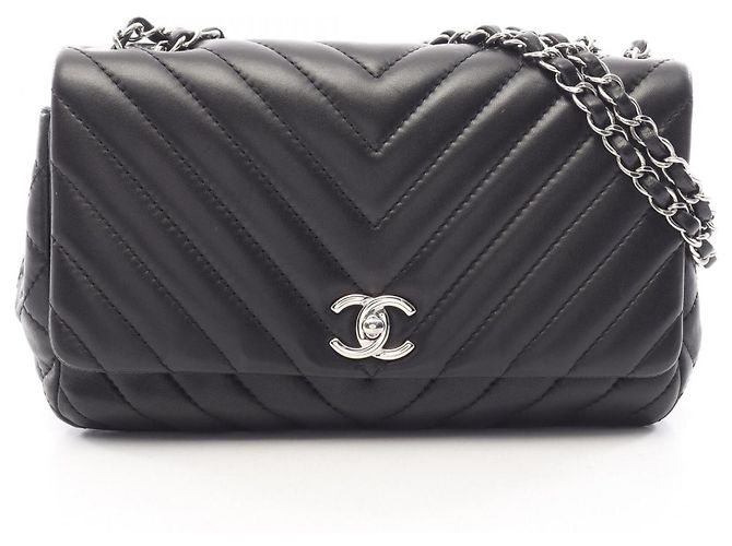 Borsa a tracolla Chanel Chevron V-Stitch