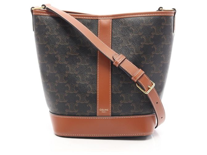 Céline Borsa a tracolla Celine Small Bucket Triomphe