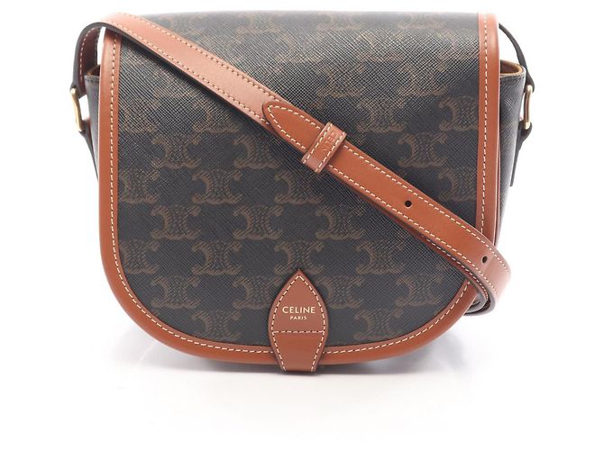 Céline Celine Folco Medium Bag Triomphe