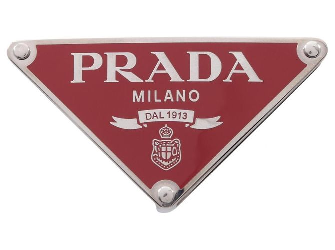 Prada Triangle Logo Gürtelschnalle Accessoire