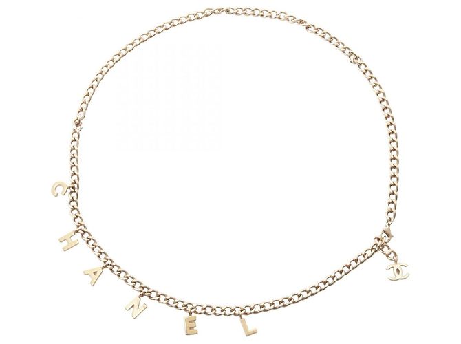 Chanel 02A Coco Mark Logo Chain Belt