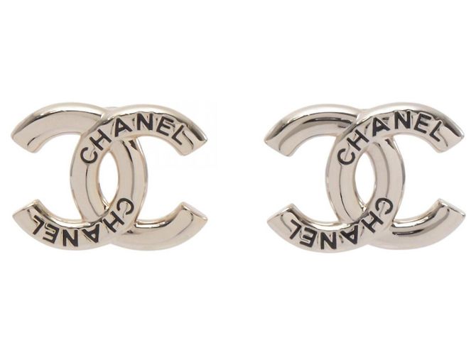 Orecchini Chanel B25C Coco Mark Logo placcati oro
