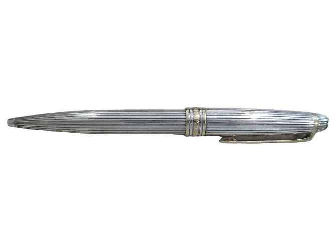 Montblanc Stylo bille argent 925 et or