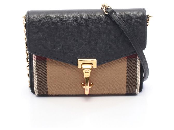 Borsa a tracolla Burberry Macken Nova Check