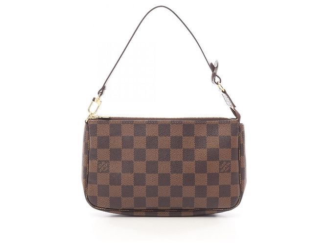 Louis Vuitton Pochette Accessoires Damier Ebene Handbag