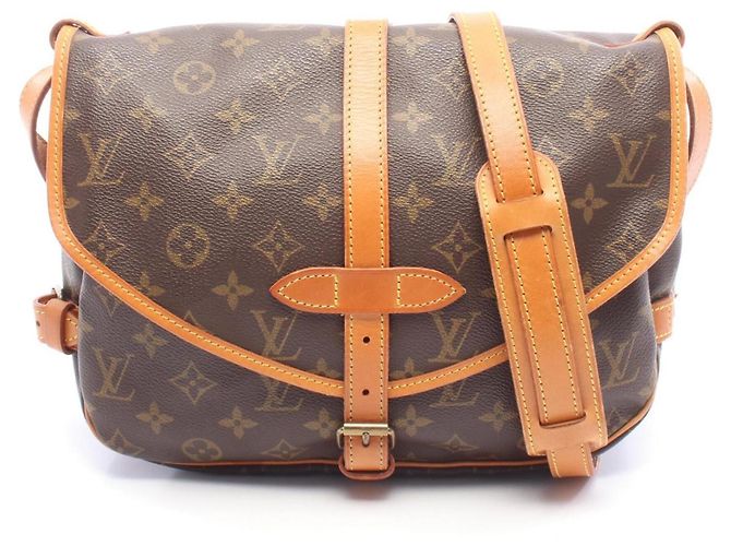 Bolsa de Ombro Louis Vuitton Saumur 30 Monogram