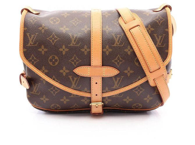 Bolsa de Ombro Louis Vuitton Saumur 30 Monogram