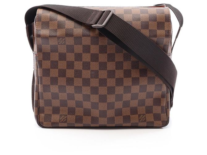 Borsa a tracolla Louis Vuitton Naviglio Damier Ebene