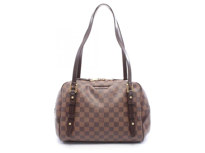 Bolsa de Ombro Louis Vuitton Rivington GM Damier Ebene