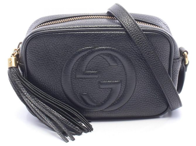 Bolsa de Ombro Gucci Soho Interlocking G com Borla