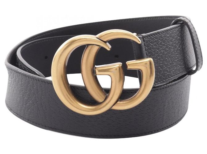 Gucci Ledergürtel mit Double G Schnalle
