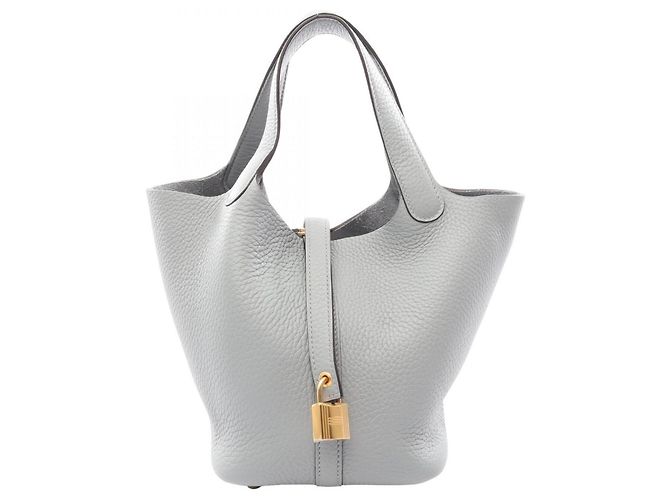 Hermès Borsa Hermes Picotin Lock PM in Gray