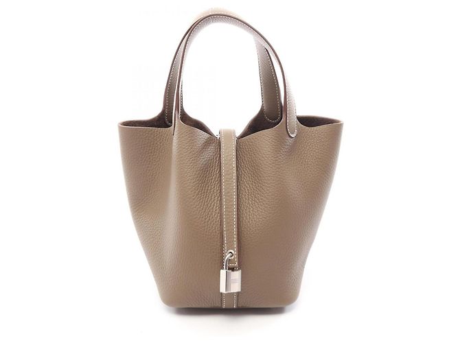 Hermès Sac à main Hermes Picotin Lock PM Etoupe