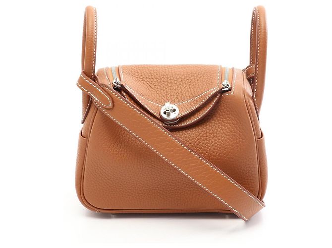 Hermès Sac à épaule Hermes Lindy Mini Gold