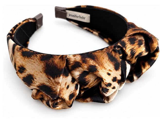 Jennifer Behr Diadema Estampado de Leopardo