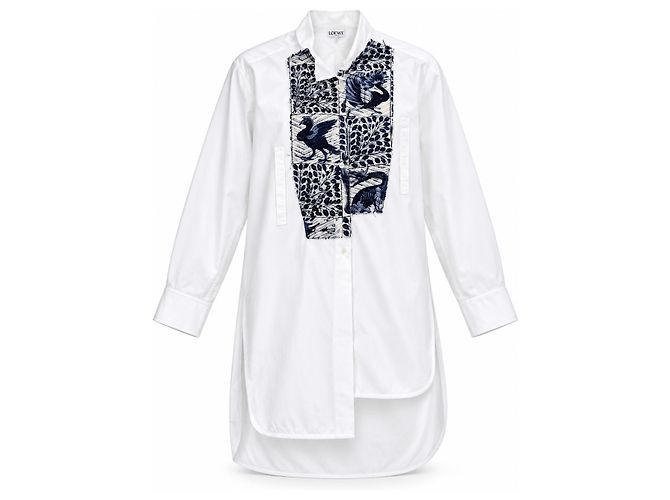 Loewe Abito Camicia in Cotone William De Morgan Capsule 2019