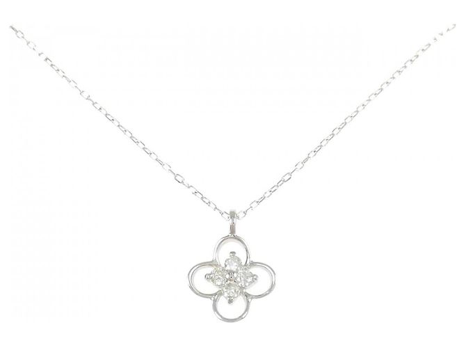 Autre Marque Platin-Diamant-Halskette PT900/PT850